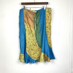 Sundance Women’s Jolene Paisley Silk Skirt Size M